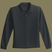 Youth Long Sleeve Silk Touch Polo