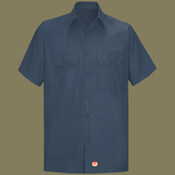Short Sleeve Solid Ripstop Shirt