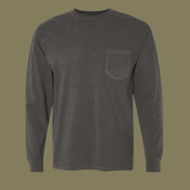 Unisex Garment-Dyed Heavyweight Long Sleeve Pocket T-Shirt