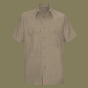 Men's Ripstop Short Sleeve Work Shirt