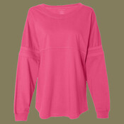 Women's Jersey Pom Pom Long Sleeve T-Shirt