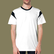 2430 Fine Jersey Contrast Inset S/S T-Shirt