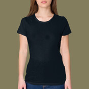6321 Sheer Jersey Cap Sleeve T-Shirt