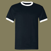 BB410 Poly-Cotton S/S Ringer T-Shirt