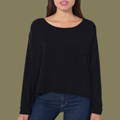 RSA0316 Mid-Length L/S Pocket T-Shirt