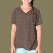 TR156 Toddler Tri-Blend V-Neck T-Shirt