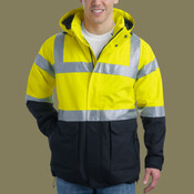 Ansi 107 Class 3 Safety Heavyweight Parka