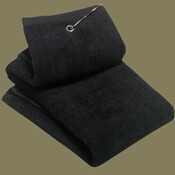 Grommeted Tri Fold Golf Towel