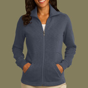 Women's Slub Fleece Full Zip Jacket
