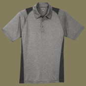 Heather Colorblock Contender Polo