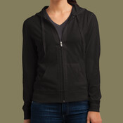 Women's Fitted Jersey Full Zip Hoodie