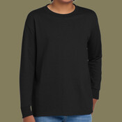 Youth Heavy Cotton 100% Cotton Long Sleeve T Shirt