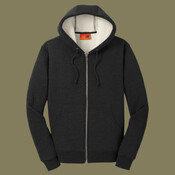 Heavyweight Sherpa Lined Hooded Fleece Jacket