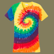 Women's Tie Dye V Neck Tee