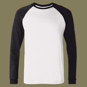 Men's Long Sleeve Jersey Baseball Tee