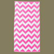 Chevron Velour Beach Towel
