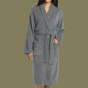 Plush Microfleece Shawl Collar Robe