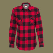 Women's Vintage Brushed Flannel Shirt