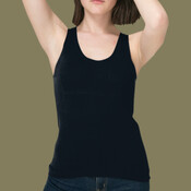 6308 Sheer Jersey Racerback Tank