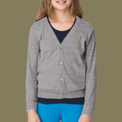BR200 Youth Tri-Blend Rib Cardigan