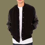 RSAWN402 Wool Club Jacket w/Leather Sleeves