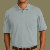 Core Blend Jersey Knit Pocket Polo