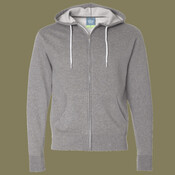 Unisex Lightweight Full-Zip Hooded Sweatshirt