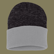 12" Color Blocked Cuffed Beanie