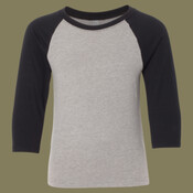 Youth CVC Three-Quarter Sleeve Raglan T-Shirt