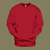 Unisex Pocket Crewneck Sweatshirt