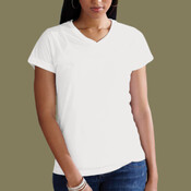 Women's Polyester Sublimation V-Neck Tee