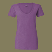 Women's V-Neck Slub T-Shirt