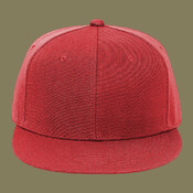 OTTO CAP® OTTO FIT® 6 Panel Mid Profile Flat Visor Baseball Cap