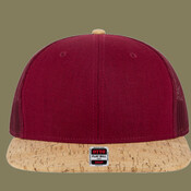 OTTO CAP "OTTO SNAP" 6 Panel Mid Profile Mesh Back Trucker Snapback Hat