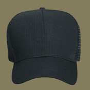 OTTO CAP 6 Panel Mid Profile Mesh Back Trucker Hat
