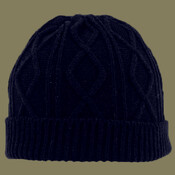 OTTO CAP 12" Cable Knit Beanie w/ Rib Knit Cuff