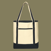 Large Cotton Canvas Tote
