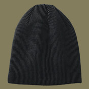 Rib Knit Slouch Beanie