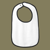 Infant Contrast Trim Terry Bib
