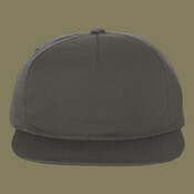Lightly-Structured Five-Panel Snapback Cap