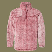 Unisex Sherpa Fleece Quarter-Zip Pullover