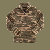 Unisex Sherpa Fleece Quarter-Zip Pullover