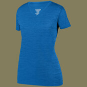 Women's Shadow Tonal Heather Training V-Neck T-Shirt