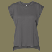 Women’s Flowy Rolled Cuffs Muscle Tee