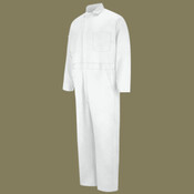 Men's Tall Button-Front Cotton Coverall