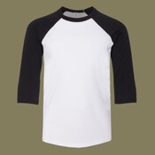 Youth Three-Quarter Sleeve Baseball Tee