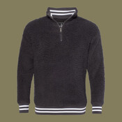 Unisex Varsity Sherpa Quarter-Zip Pullover