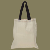 Contrast-Color Handle Tote