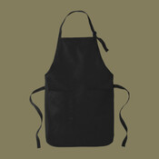 Full Length Two Pocket Bib Apron