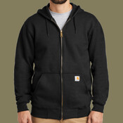 Midweight Hooded Zip Front Sweatshirt